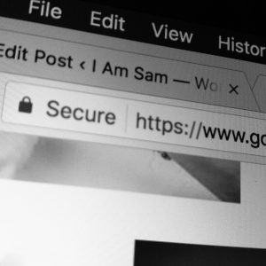 google chrome secure message in url bar